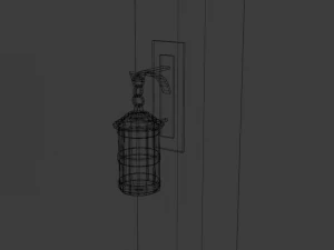 ncient wall lamps 3D Model