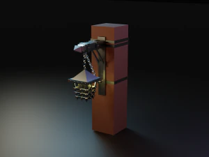 ncient wall lamps 3D Model
