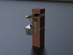 ncient wall lamps 3D Model