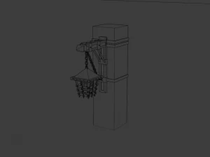 ncient wall lamps 3D Model