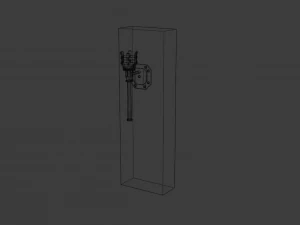 ncient wall lamps 3D Model