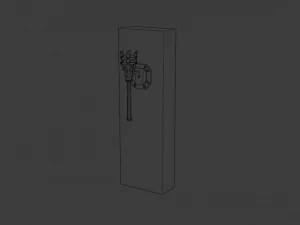 ncient wall lamps 3D Model