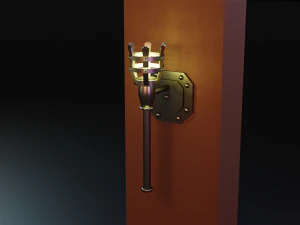 ncient wall lamps 3D Model