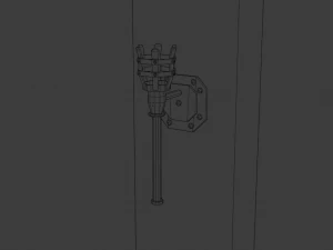 ncient wall lamps 3D Model