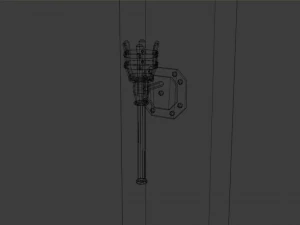 ncient wall lamps 3D Model