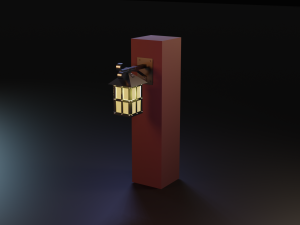 ncient wall lamps 3Dモデル