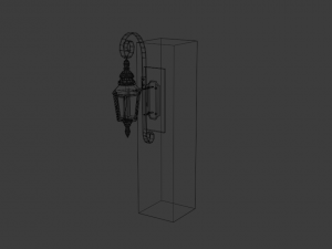 ncient wall lamps 3Dモデル
