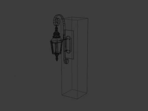 ncient wall lamps 3D Model