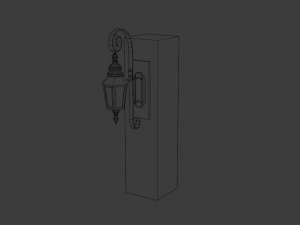 ncient wall lamps 3Dモデル