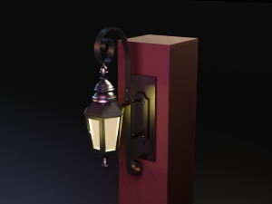 ncient wall lamps 3Dモデル