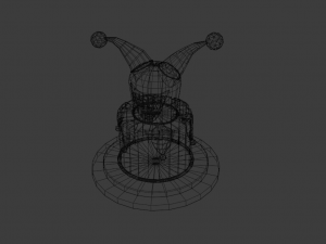 playing card style birthday cakes 3D Model