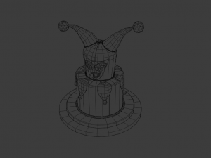 playing card style birthday cakes 3D Model