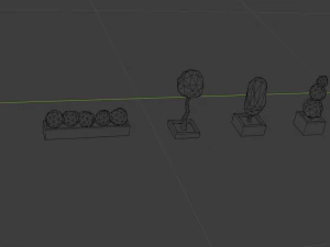 collection of cartoon houses 3D Model