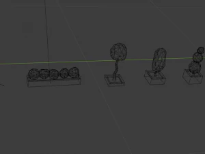 collection of cartoon houses 3D Model