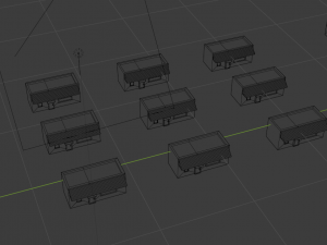 collection of cartoon houses Model 3D