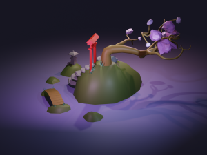 japanese island 3D Модель