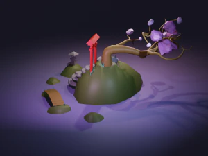 japanese island 3D Model