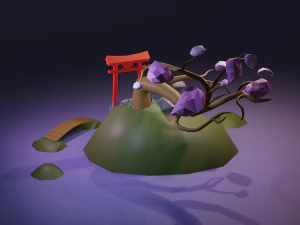 japanese island 3D Model