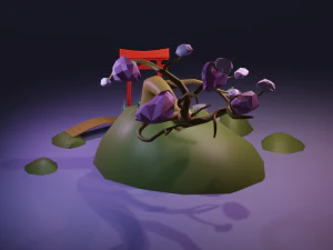 japanese island 3D Model