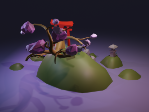 japanese island 3D Модель