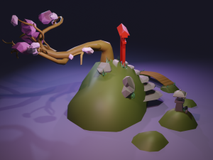 japanese island 3D Модель