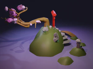 japanese island 3D Model