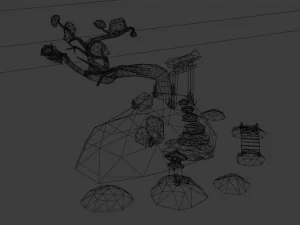 japanese island 3D Model