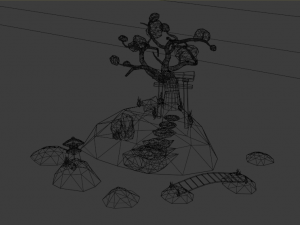 japanese island 3D Модель