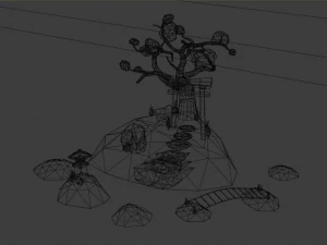 japanese island 3D Model
