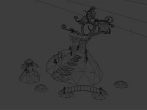 japanese island 3D Model