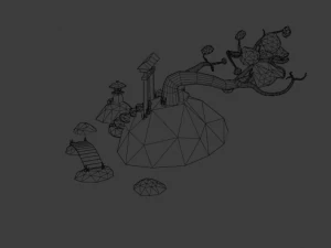 japanese island 3D Model
