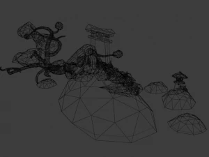 japanese island 3D Model