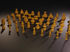 बनावट के बिना उच्च पॉली फूलदान 3D मॉडल