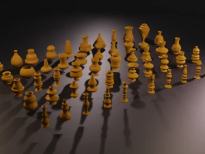 high poly vases without texture 3D Model