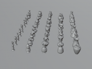 high poly vases without texture 3D Model