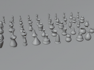 high poly vases without texture 3D Model