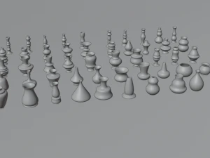 high poly vases without texture 3D Model