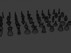high poly vases without texture 3D Model