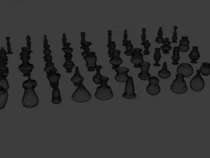 high poly vases without texture 3D Model