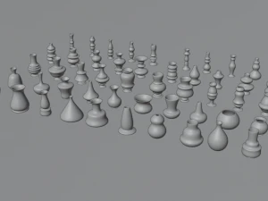 high poly vases without texture 3D Model