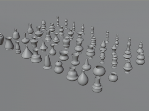 high poly vases without texture 3D Model