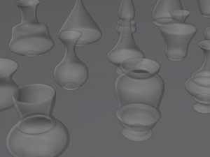 high poly vases without texture 3D Model