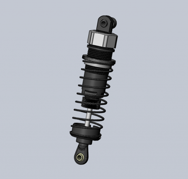 rc 110 shock absorber 3D Model .c4d .max .obj .3ds .fbx .stl .blend 