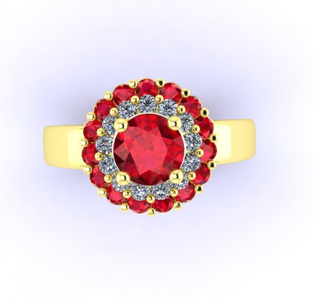 RING 00E52 3D Baskı Modeli .c4d .max .obj .3ds .fbx .stl .blend 