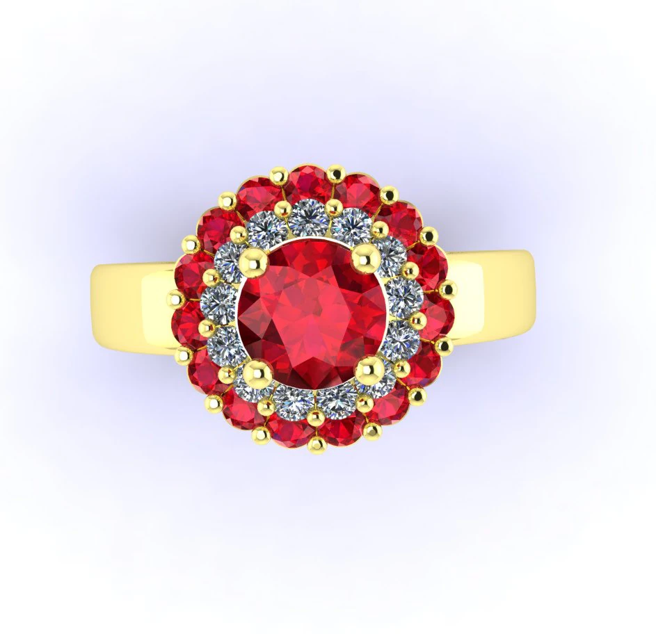 RING 00E52 3D Print Model .c4d .max .obj .3ds .fbx .stl .blend 