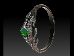 Ring branch 3D print model 3D Принт Модель