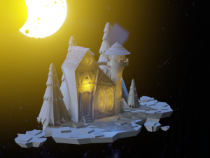 castle Modello 3D