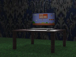 computer desk 3D Model