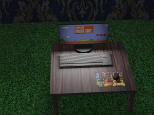 computer desk 3D Model