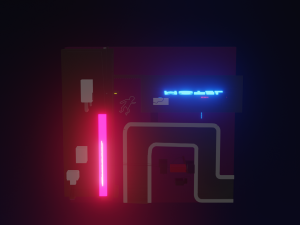gas station 3D मॉडल
